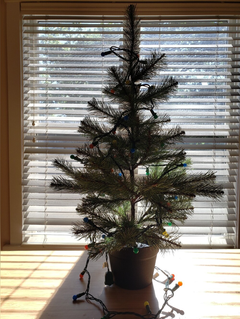 Nearly Natural Multicolor LED Holiday Tree